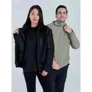 [아웃도어스/마운틴벨리]남여공용 홑겹 방수 코팅 안감 경량 바람막이 아우터 MVJ5368