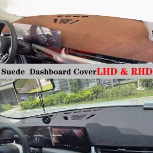 스웨이드 대시 보드 커버 계기판 대시 매트 보호 패드, BMW U10 U11 X1 IX1 IX2 X2 2023 2024 자동차 액세