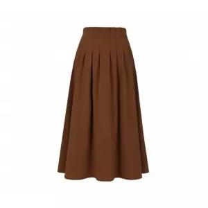 [숲][숲] 웨이스트 핀턱 롱 스커트 (SZ8SR30)