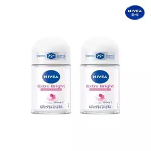 [니베아]니베아 데오드란트 롤온 엑스트라 브라이트 50ml 2개
