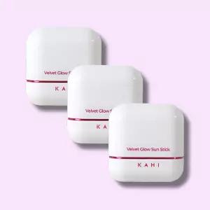 가히 광채 수분 진정 벨벳 글로우 선스틱 SPF50+ 13.5g 3개 썬스틱 골프 여행