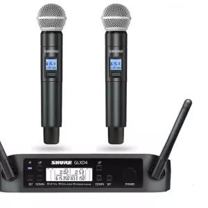 SHURE GLXD4 무선마이크 휴대용 방송용 수신기 전문 핸드헬드