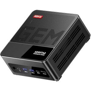 AOSTAR GEM12 MAX 미니 PC Ryzen 7 8745HS 8C / 16T 최대 5 1GHz , OpenClaw NO RAM SSD 지원, Radeon 780M 그래픽 게임 컴퓨터, OCuLink 듀얼 USB4, HDMI / 듀얼 2 5G LAN / BT5 2 /WIFl6