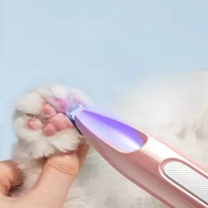 반려동물이발기 고양이발 면도기 전문 개 고양이 털 화이트 털밀기 발바닥 클리퍼 충전식