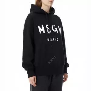 MSGM MUST IT_엠에스지엠 브러쉬드 로고 후드 티셔츠 2000MDM515 300001 99)