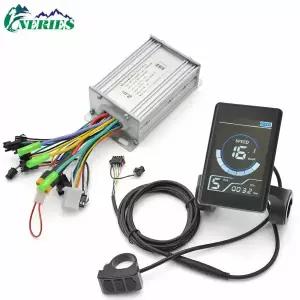 2026 - 18A 전기 자전거 키트 전동 브러시리스 컨트롤러 36V48V60V 350-450W 다중 LCD 계기판 스마트 제어