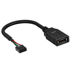 그래픽카드케이블 휴대용 USB2 0 9핀 E 메인보드 케이블 헤더 전면형 위한 C 86HC 커넥터 어댑터 접근을