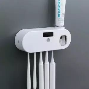 /이룸 태양광충전 무선 칫솔살균기(화이트) UVC LED