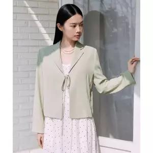 THEATG SS 썸머 링클프리 크롭 자켓