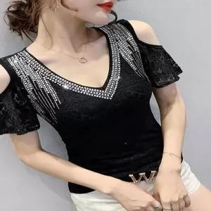 반팔 티셔츠 연습복 상의 밸리 댄스용 댄스티 라인댄스