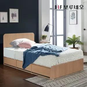 (매트포함)보루네오 제니아 국내제작 플릭 수납침대 SS+퓨어양면 매트리스