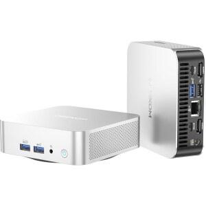 GEEKOM A6 미니 PC, AMD RYZEN 6800H, /BT 가능, 7 컴팩트 디자인 알루미늄 /8K RAM 슬롯 11 USB4 컴퓨터 SSD, LPDDR가 DDR5 /SD 5.2 NVME 데스크탑 (업그레이드 6E 1TB 4.0 아님), /WI-FI 16GB PCIE 윈도우 프로