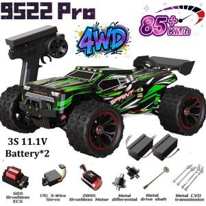 WLtoys 9522 프로 1:16 4륜구동 브러시리스 전문 레이싱카 85km/h 무선 조종 드리프팅 RC카 (도로 및