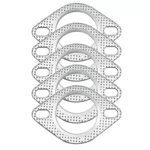 터보 매니폴드 헤더 다운/덤프 파이프 플랜지용 2.36인치 60mm 배기 플랜지 개스킷 고온 5 PCS