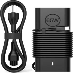 QIOUZW 65W 60W USB C 노트북 충전기 Dell Latitude 5420 5440 5520 7420 7370 7275 XPS 13 9360 9365 9370