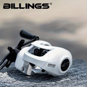 수심측정릴 BILLINGS AW 200 , 6 3 릴, 바닷물용 민물 1 18LB 기어비, 드래그, 베이트캐스팅