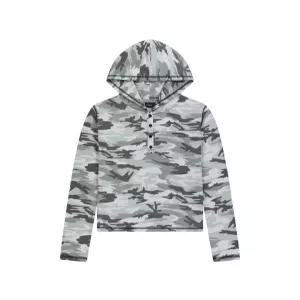 아캄 Military Button Hoodie Gray 3915867