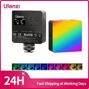 업데이트된 Ulanzi VL49 RGB PRO 비디오 2500K-9000K LED 카메라 Vlog용 2500mAh 충전식 배터리 허니컴 디