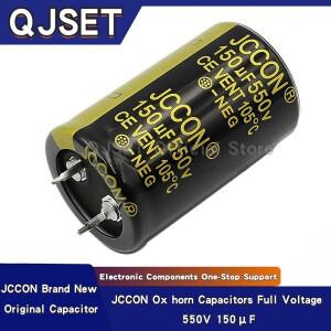 1pcs 550V 150uf JCCON 커패시터 블랙 골드 인버터 전원 어댑터 알루미늄 전해 25m40mm