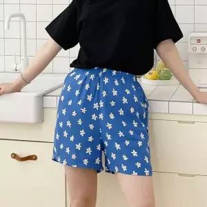 [하프클럽/]아이스 플라워 트렁크 여름 반바지 잠옷 파자마 남녀공용 홈웨