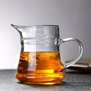 [콩심팥심]차주전자 유리숙우 숙우 티주전자 320ml 물컵 내열유리컵 커피잔