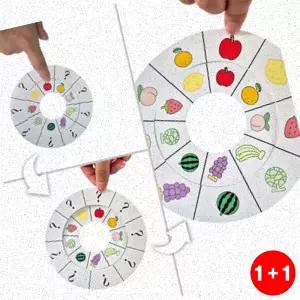 마술예언룰렛 마술도구 카드맞히기 파티용품 어린이공연 트릭 마술키트 (주문의2배수량배송)