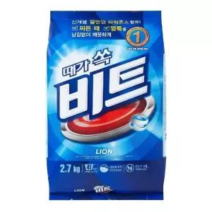 라이온 비트 세탁세제 2.7kg 리필 (WE954AC)