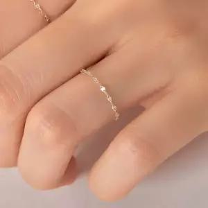 엘렌쥬얼리 실버 925 Silver 잠자리 체인 은 반지