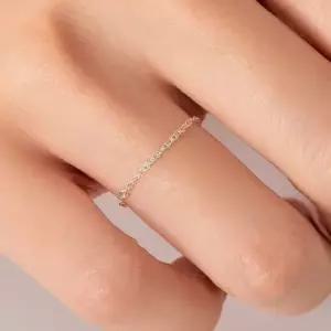 엘렌쥬얼리 실버 925 Silver 로프 스타일 체인 은 반지