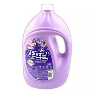 샤프란 대용량 3.1L 섬유유연제 세제 샤프란코튼 샤프란릴렉싱아로마 (WD057F8)