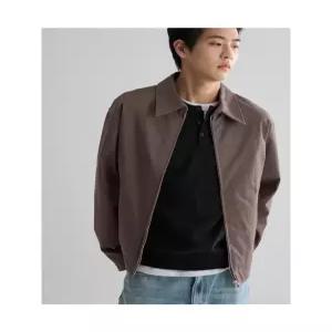 에잇세컨즈 포멀 칼라넥 블루종 브라운 4759943
