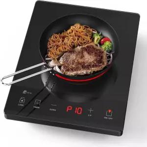 초박형 전기 스토브 적외선 버너 조리기 24시간 타이머 안전 잠금장치 모든 조리기구 1800W와 호환되는