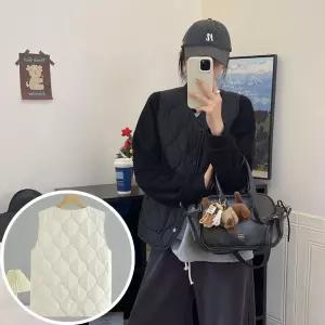 겨울 방한 따뜻한 초경량 여성조끼 보온 여성방한코트