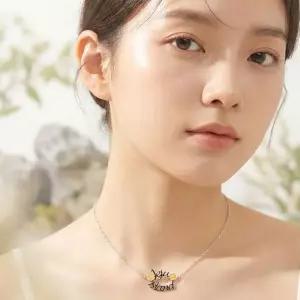 [룽스_64]아일랜드 제주주얼리 귤 레터링 목걸이