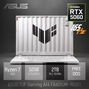 ⓒ ASUS TUF A14 FA401UM-RG011 32GB 2TB / 게임 포토샵 편집 캐드 코딩 AI 업무용 14인치 고성능 노트북
