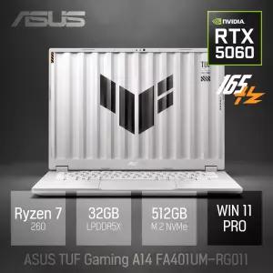 ⓒ ASUS TUF A14 FA401UM-RG011 32GB 512GB WIN11 / 게임 포토샵 코딩 AI 업무용 14인치 고성능 노트북