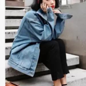 여성 오버핏 캐주얼 베이직 포켓 데님자켓 청자켓 재킷 WFNIIGT