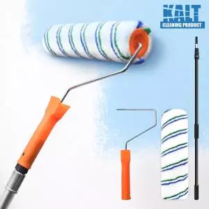 [월드크린]칼트 이지 페인트 롤러대 9호+리필 10호+블랙 어댑터 장대 5.4M 셀프 도배 페인팅
