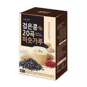 검은콩 20곡 미숫가루 40T스틱 식사대용 간편 미숫가루차 곡물 맛있는