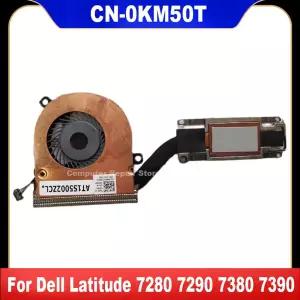 0KM50T CN-0KM50T 노트북 CPU 방열판 팬 EG50040S1-C920-S9A Dell Latitude 7280 7290 7380 7390 KM50T AT1