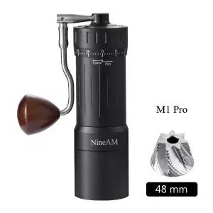 NineAM M1/Pro 수동 커피 그라인더 48MM 스테인레스 스틸 콘 버 에스프레소 도구