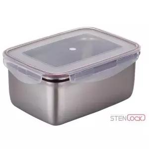 직사각 밀폐용기 반찬통 스텐 용기 김치통 밀폐 스텐락 냉장고