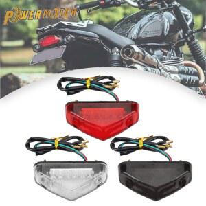 오토바이 테일램프 범용 12V 테일 라이트 램프 브레이크 스톱 번호판 KTM Husqvarna GASGAS 혼다 야마하 부품용