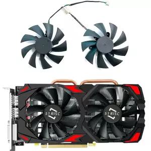 GPU 팬 4PIN 85MM RX 580 GPU 팬 51RISC 그래픽 카드 AMD RX 580 8G 256Bit 2048SP 그래픽 카드 냉각