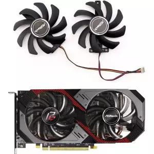 PVA080E12R 85MM 4PIN RX5500 RX5600 쿨러 팬 Vervanging Voor Asrock Radeon Rx5500 5600 Xt 팬텀 게임 그