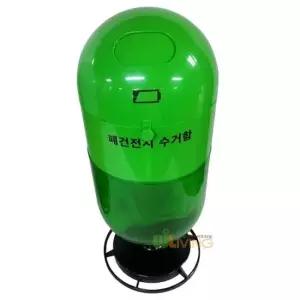 폐건전지수거함 15L ABS재질 분리수거통 쓰레기통 사각스텐