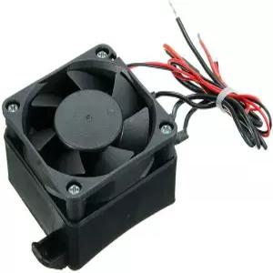 휴대용 우주 히터 자동차 소형 난방 인큐베이터용 100W 12V 일정 온도 PTC 전기 팬 히터(COLOR Black)