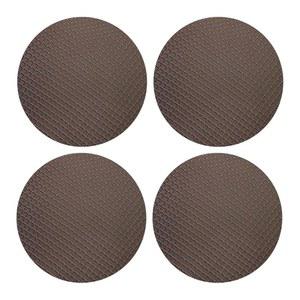KPFILEH 4PCS 자동차 스티커 패드 대시보드용 다기능 탈착식 미끄럼 방지 매직 매트 GPS 레이더 감지기용 범용 세척 가능 재사용 휴대폰 홀더 8CM