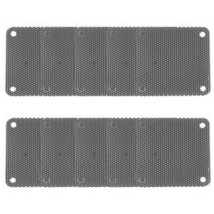 클라이올라 10PCS 40MM PC 먼지 필터 초미세 PVC 메쉬 방진 스크린 커버 섀시용 컴퓨터 케이스 쿨러 필터 그릴 스피커 이지 클린 블랙