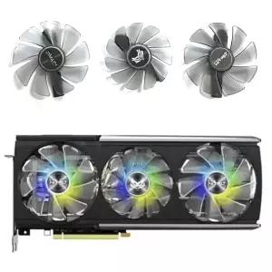사파이어 RX 5700 XT 니트로 스페셜 에디션 그래픽 카드용 컬러 LED GPU 팬 95MM FD10015M12D 85MM FDC10H1